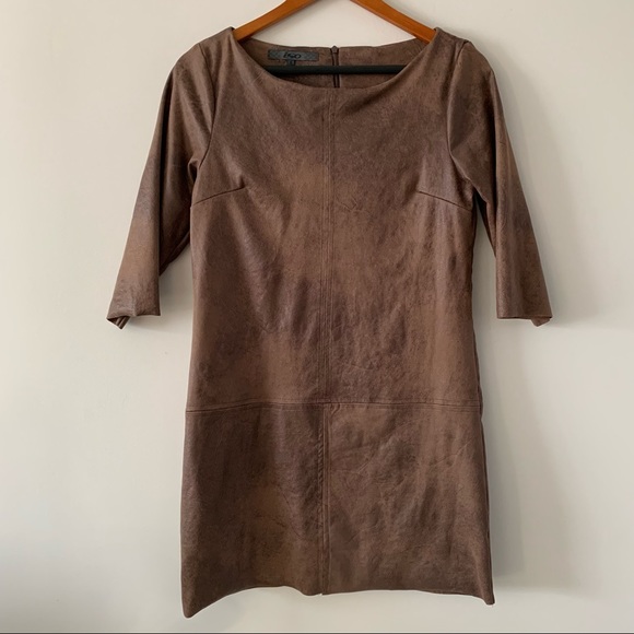 Dress with a Suede Look - Picture 1 of 7